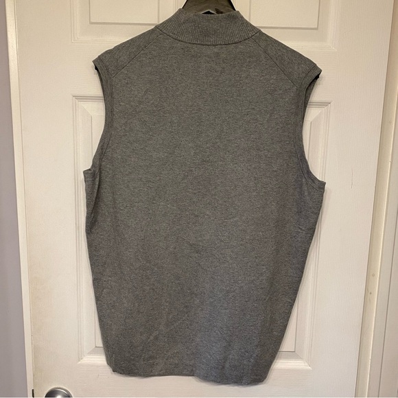 Peter Millar Heather Gray Zip-Up Vest - Picture 6 of 14